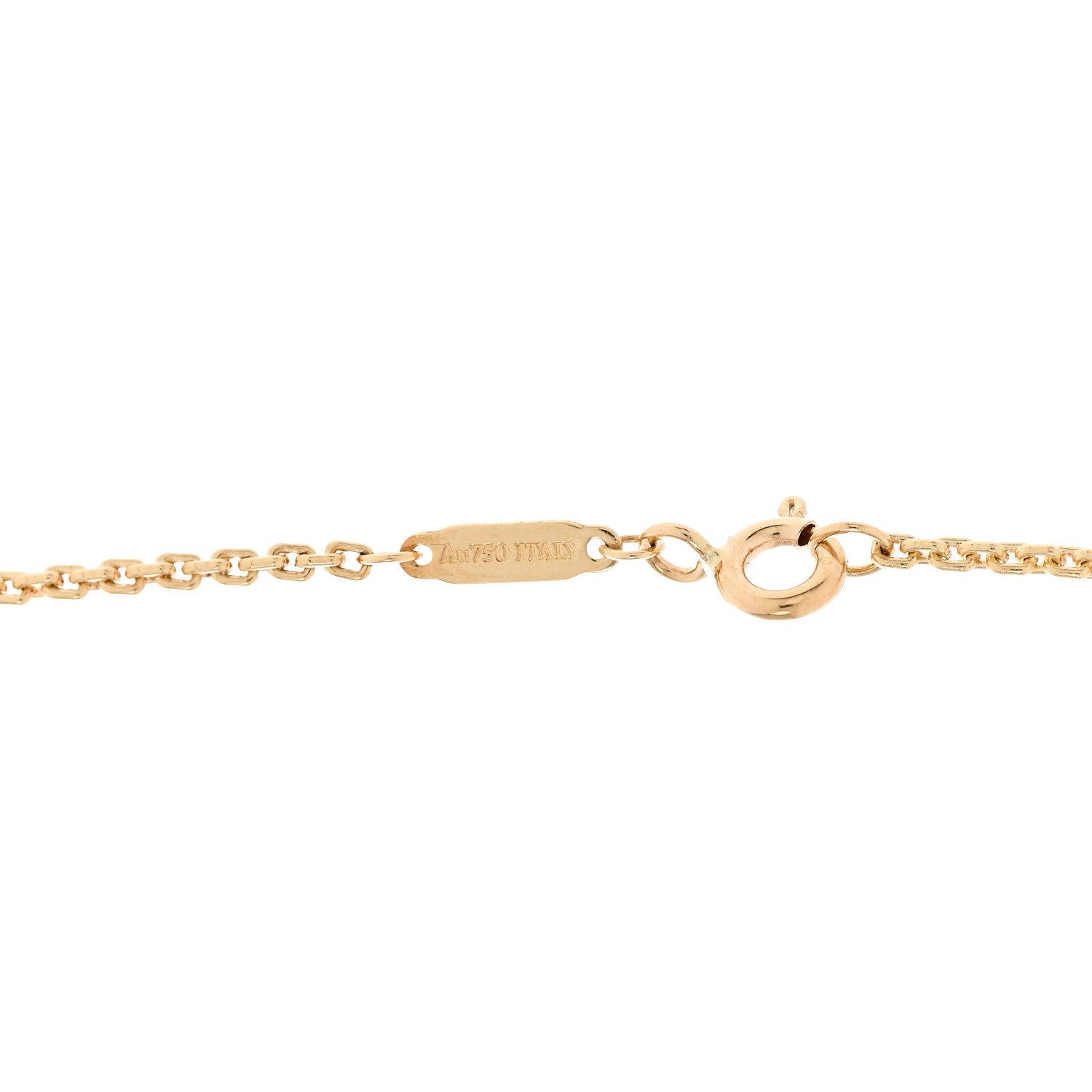 Tiffany 18K Yellow Gold HardWear Small Double Link Pendant Necklace 5 of 7