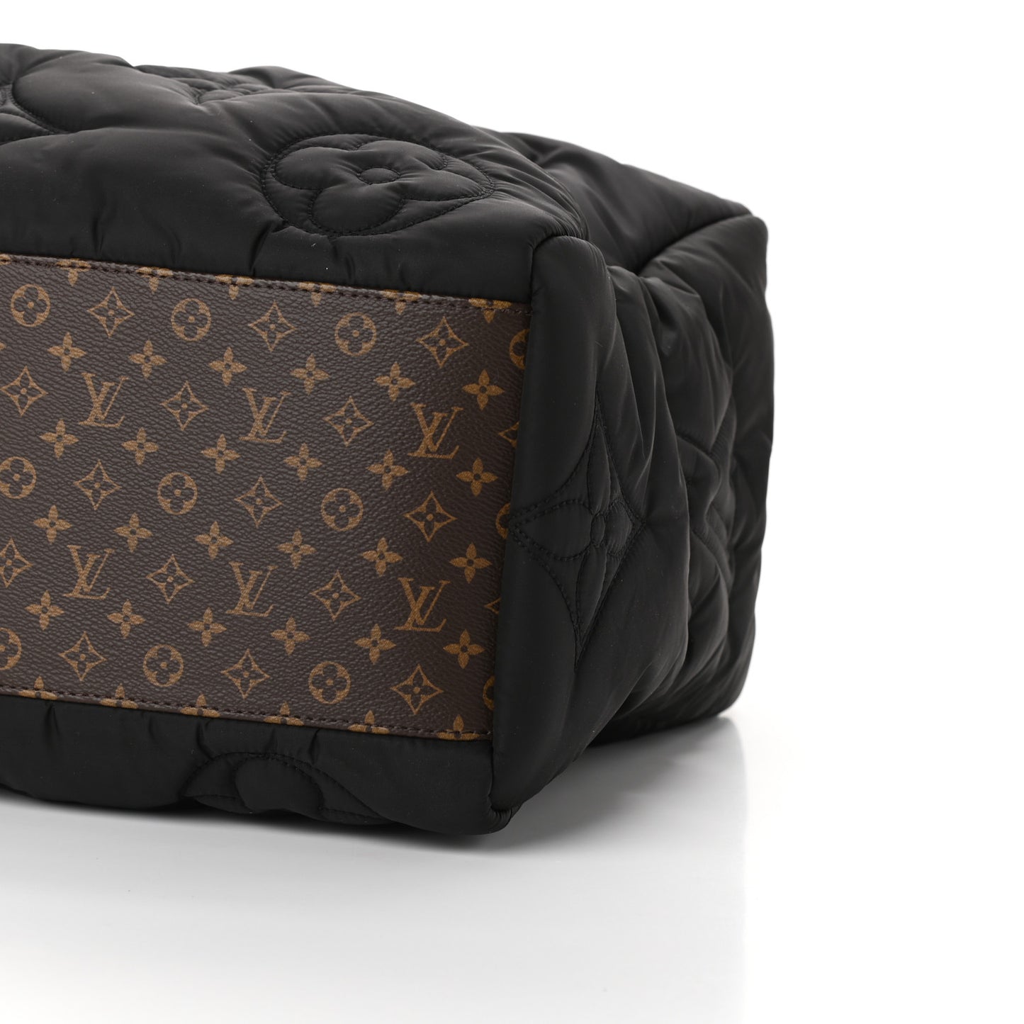 Econyl Monogram Pillow Giant Onthego GM Black