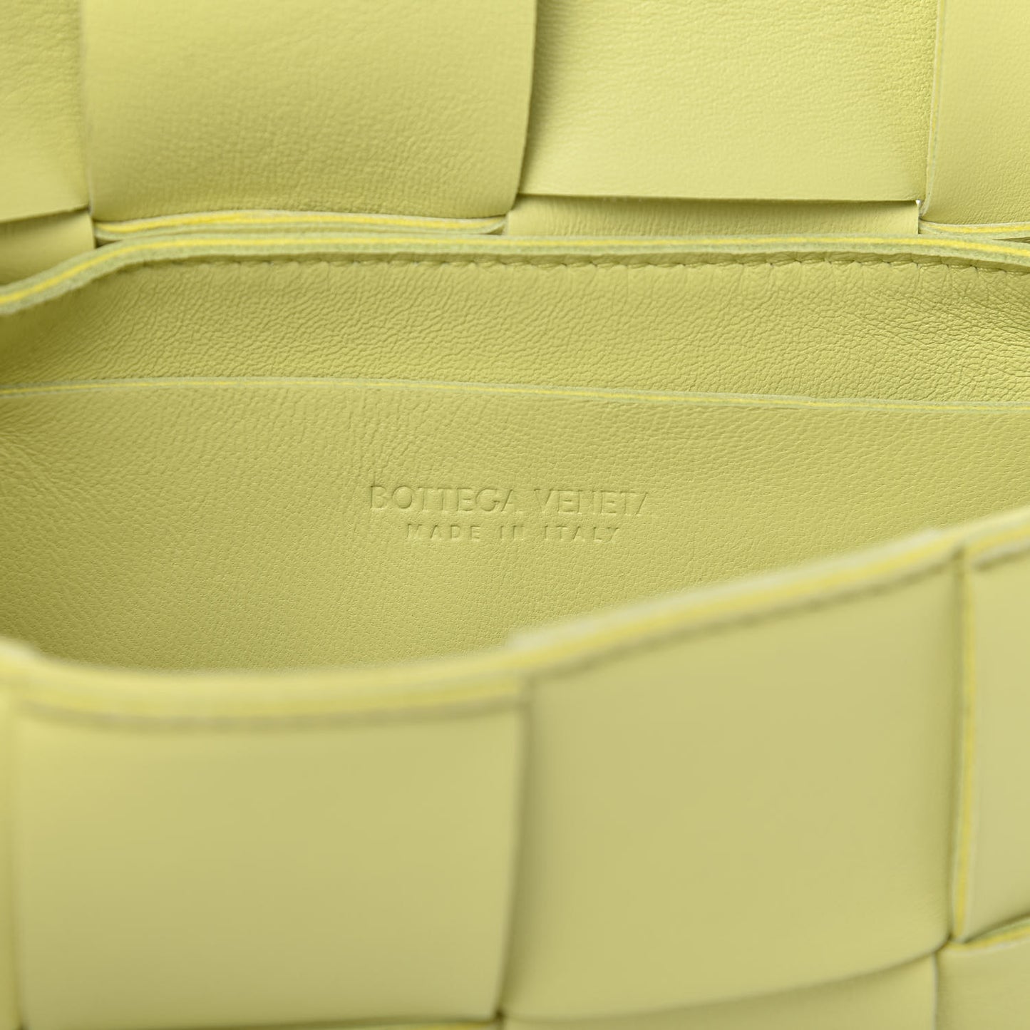 Nappa Intrecciato Cassette Belt Bag Kiwi