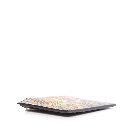 Gucci GG Supreme Monogram Bengal Coin Case Card Holder Beige Crop Pink New Acero 4 of 8