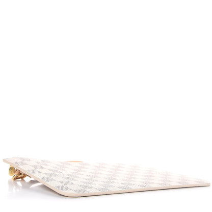 Louis Vuitton Damier Azur Neverfull MM GM Pochette 4 of 8