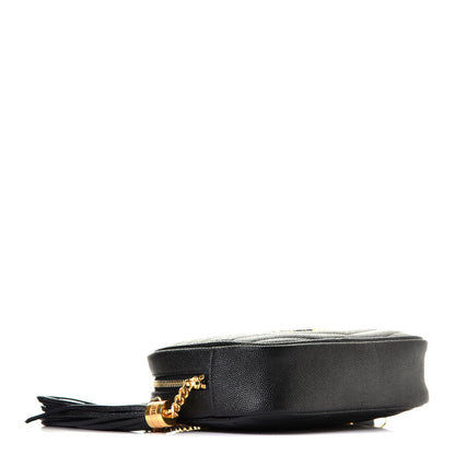 Saint Laurent Grain De Poudre Matelasse Monogram Mini Lou Camera Bag Black 3 of 5