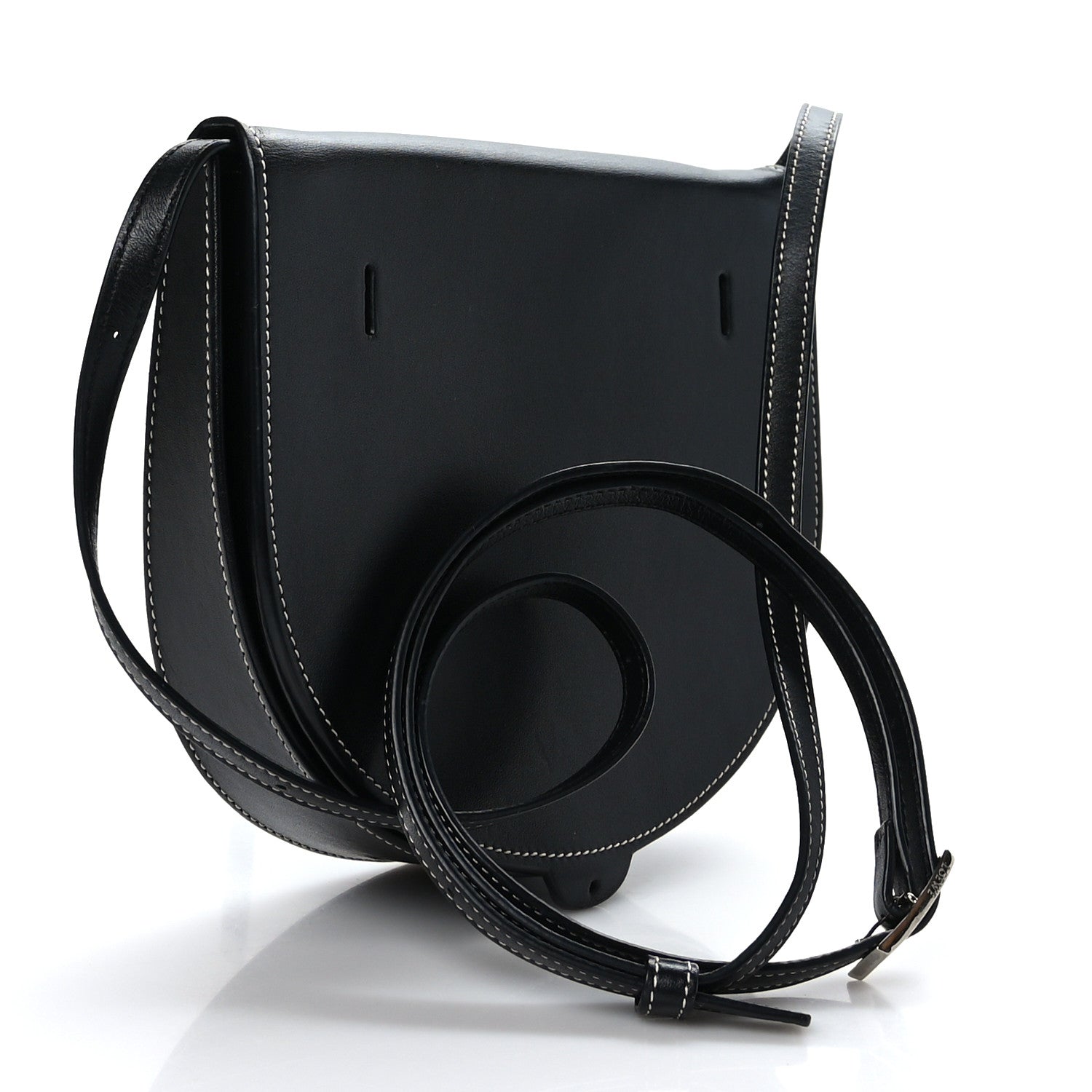 Loewe Soft Calfskin Heel Bag Black 3 of 8