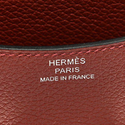 Hermes Evercolor Constance Slim Wallet Rouge H 7 of 8