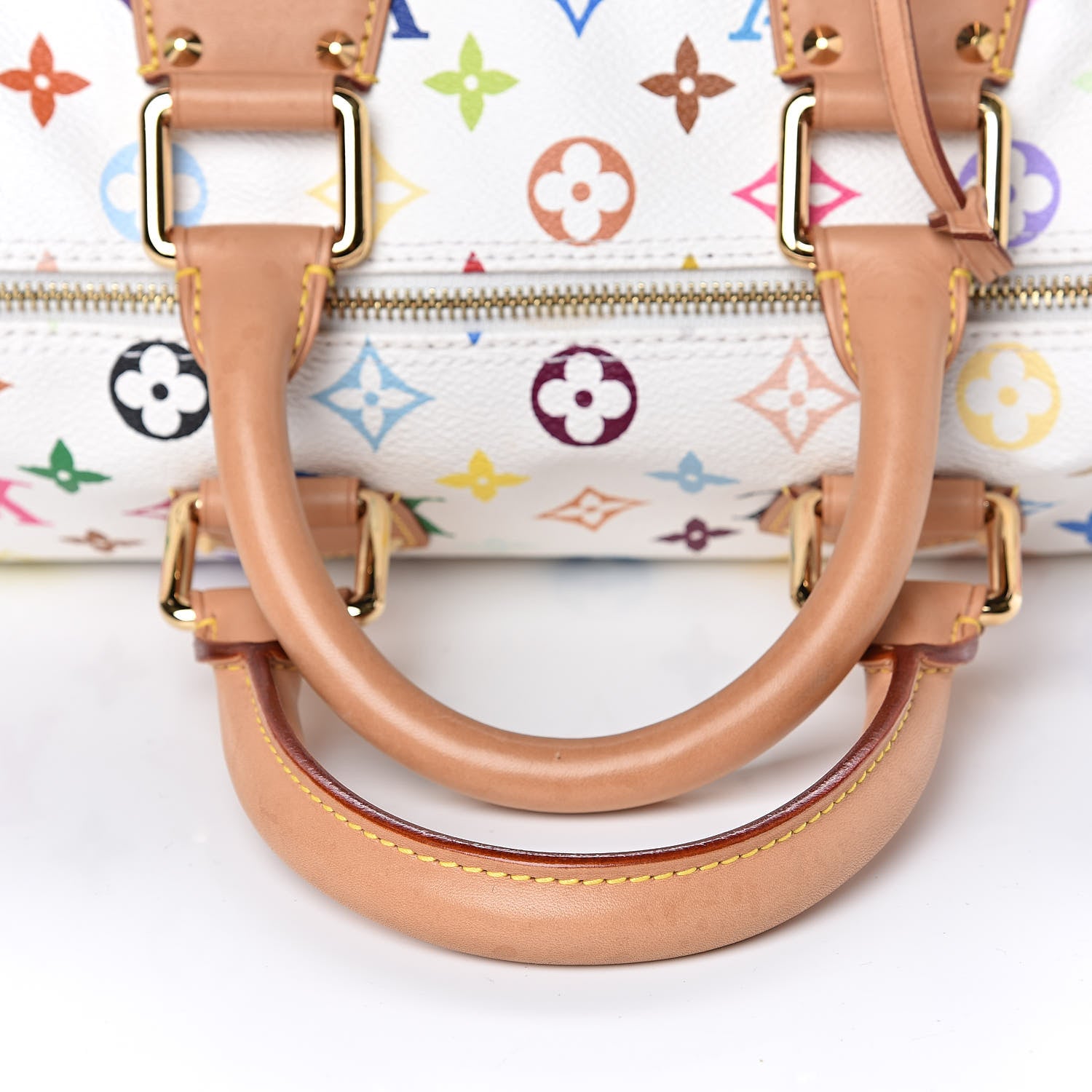 Louis Vuitton Monogram Multicolor Speedy 30 White 9 of 13