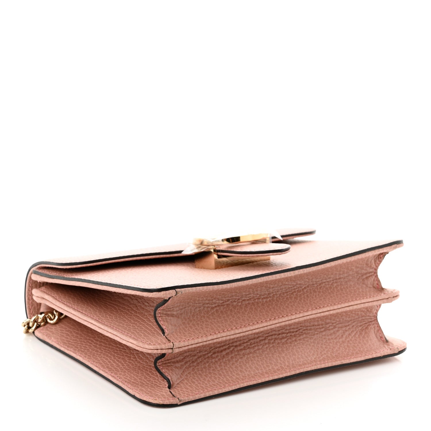 Gucci Dollar Calfskin Small Interlocking G Shoulder Bag Soft Pink 4 of 10