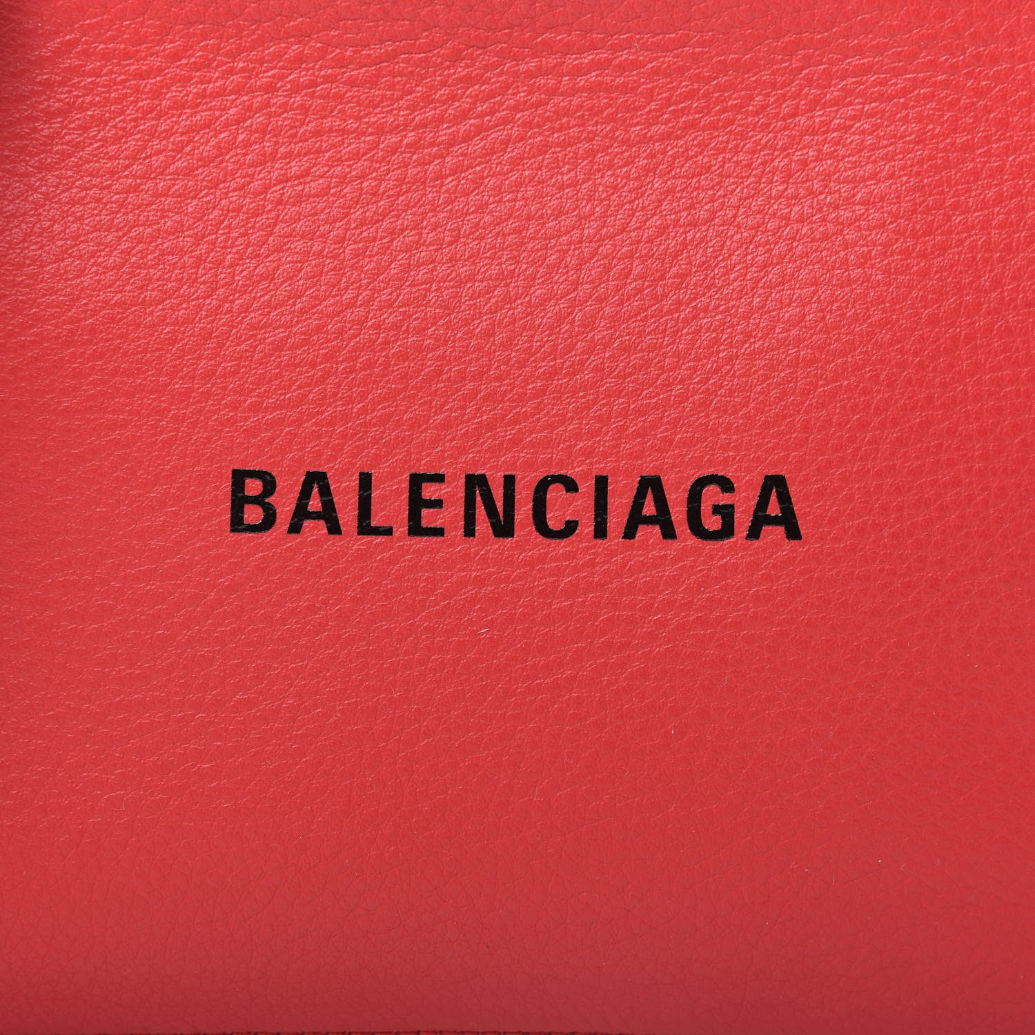 Balenciaga Calfskin Logo S Everyday Camera Bag Rouge Lantern Black 9 of 10