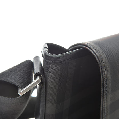 Burberry Nylon Smoked Check Messenger Bag 14 of 17