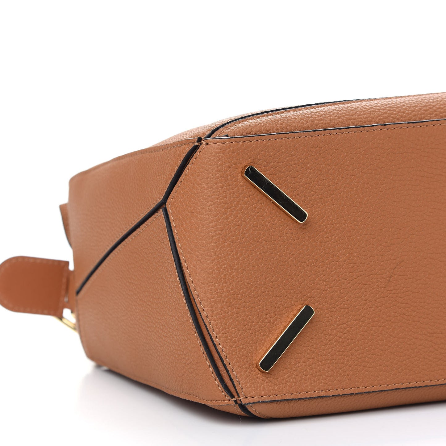 Calfskin Medium Puzzle Bag Light Caramel