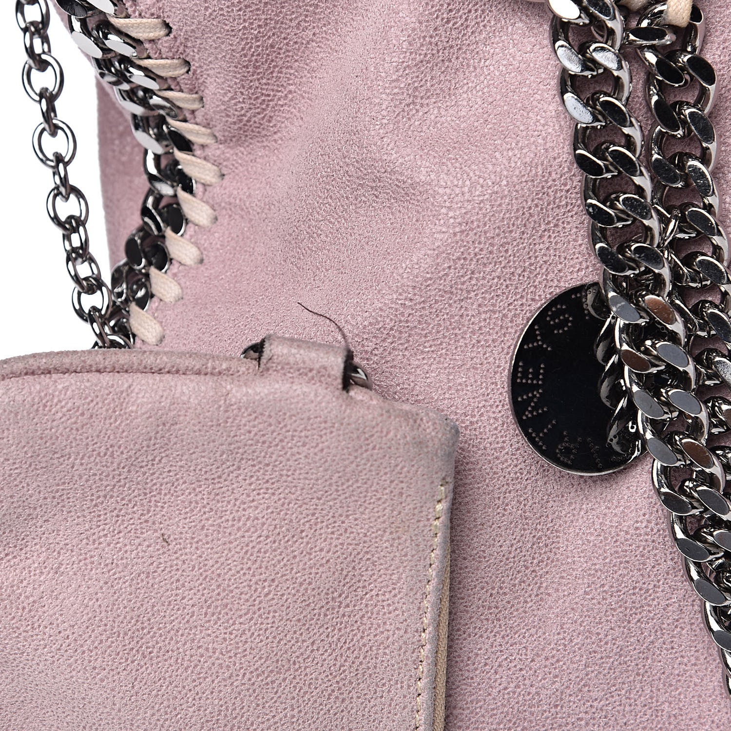 Stella McCartney Shaggy Deer Big Falabella Tote Pink 7 of 11