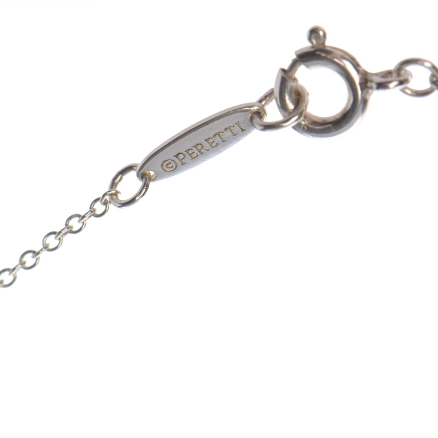 Sterling Silver Elsa Peretti Letter L Pendant Necklace