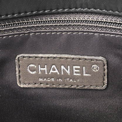 Chanel Lambskin Tweed Double Stitch Maxi Flap Grey 6 of 10