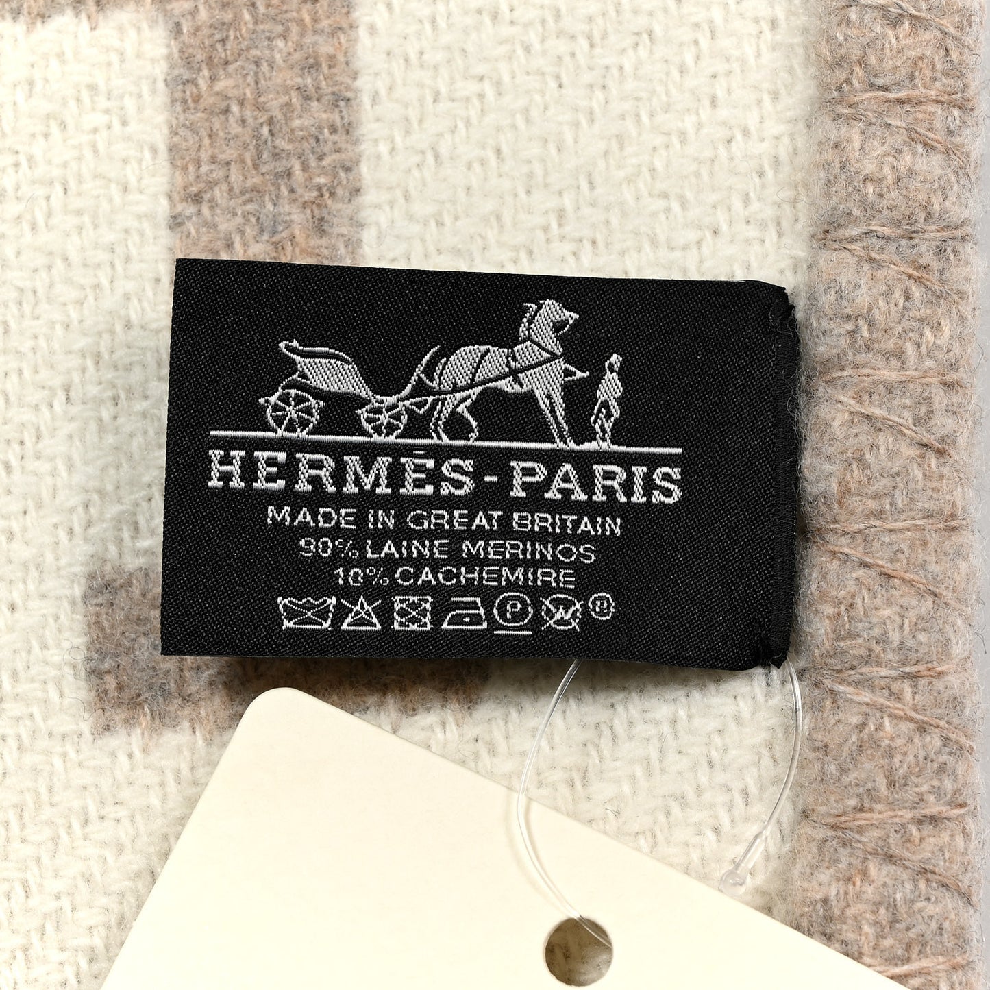 Wool Cashmere Avalon III Blanket Coco Camomille