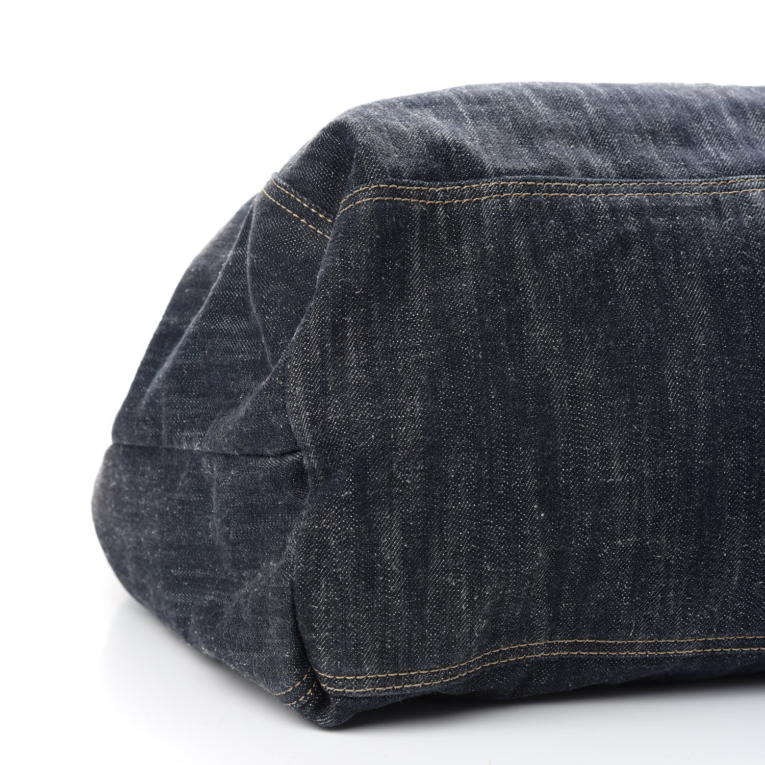Chanel Denim XL Coco Cabas Tote Dark Blue 9 of 10