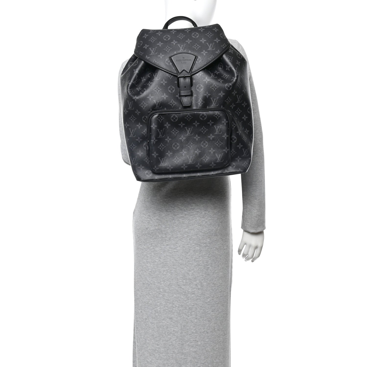 Louis Vuitton Monogram Eclipse Montsouris Backpack 3 of 9