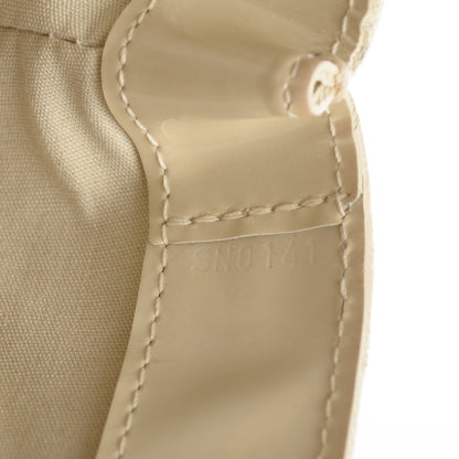 Louis Vuitton Vernis Wilshire MM Blanc Corail 6 of 10
