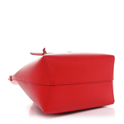 Mansur Gavriel Caviar Mini Bucket Bag Flamma Blush 4 of 10