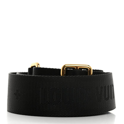 Louis Vuitton Nylon Petite Malle Souple Shoulder Strap Black 2 of 4