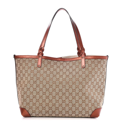 Gucci Monogram Medium Craft Tote Bronze 1 of 10