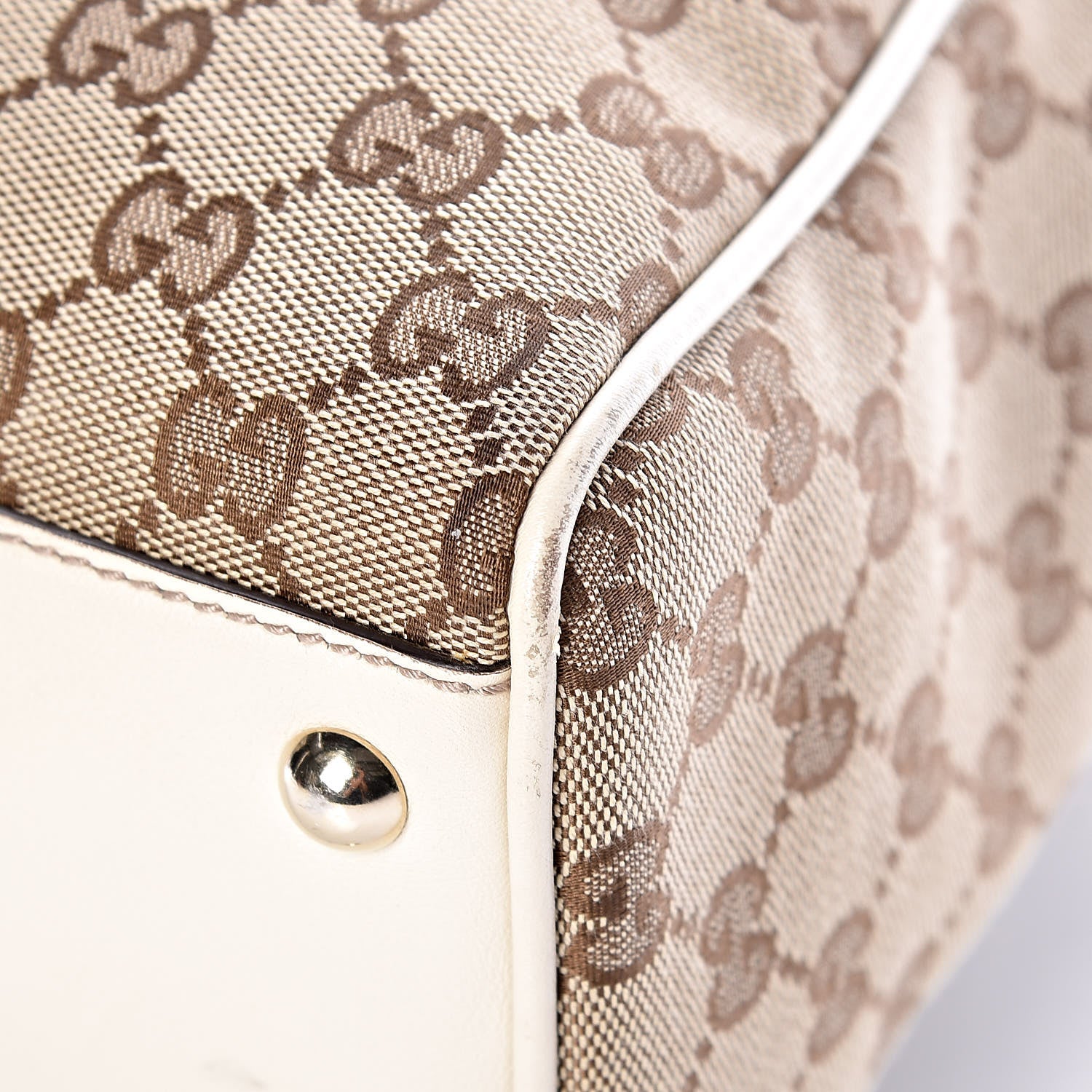 Gucci Monogram Medium Peggy Braided Tote Off White 9 of 12