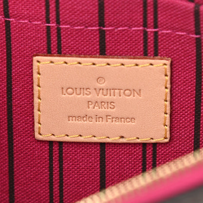 Louis Vuitton Monogram Neverfull MM GM Pochette Fuchsia 6 of 7