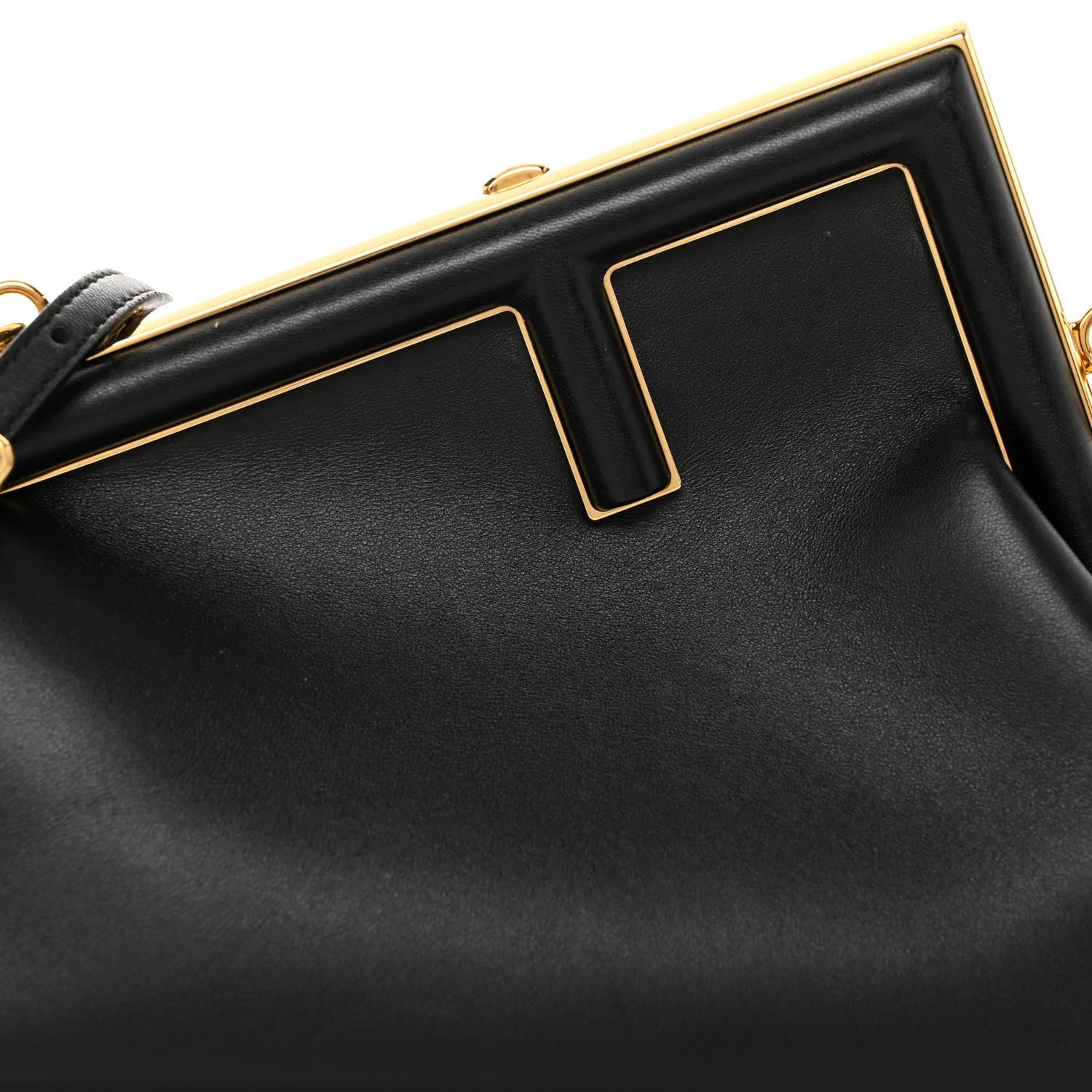 Fendi Shiny Nappa Small Fendi First Black 7 of 13