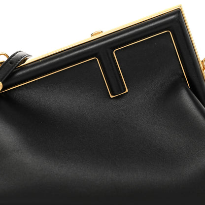Fendi Shiny Nappa Small Fendi First Black 7 of 13