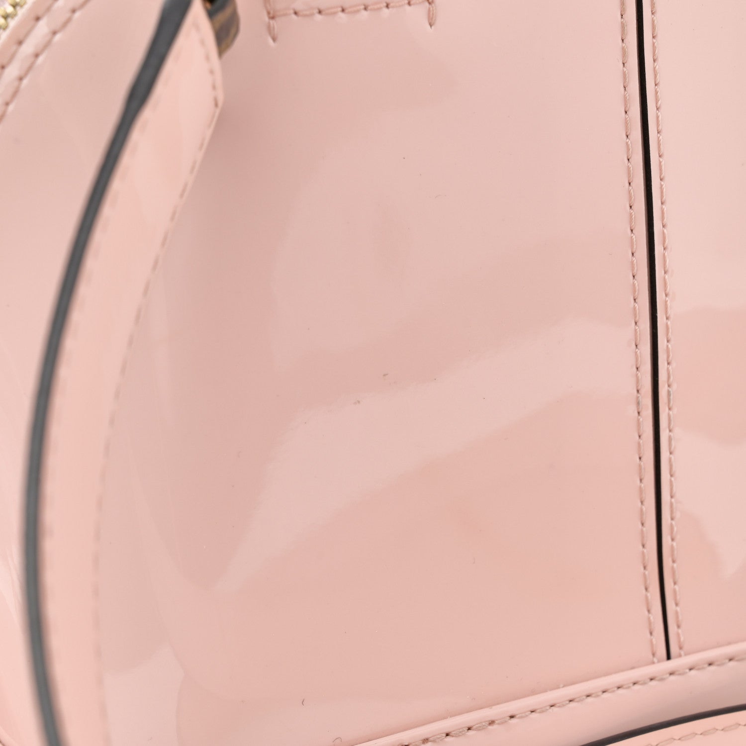Louis Vuitton Patent Monogram Alma BB Rose Ballerine 12 of 12