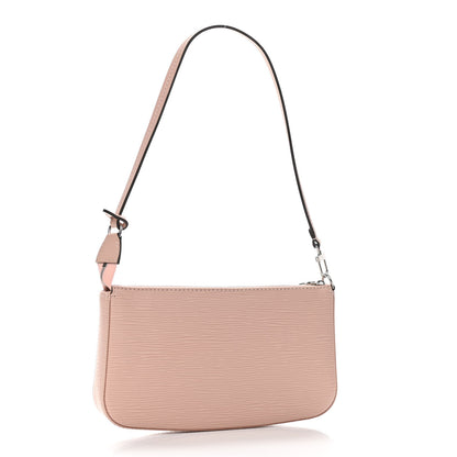 Louis Vuitton Epi Pochette Accessories NM Rose Ballerine 3 of 11