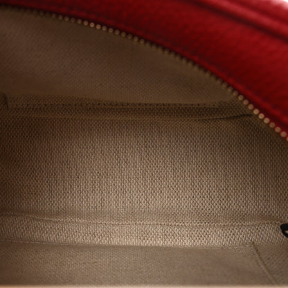 Gucci Pebbled Calfskin Small Soho Disco Bag Tabasco Red 5 of 10
