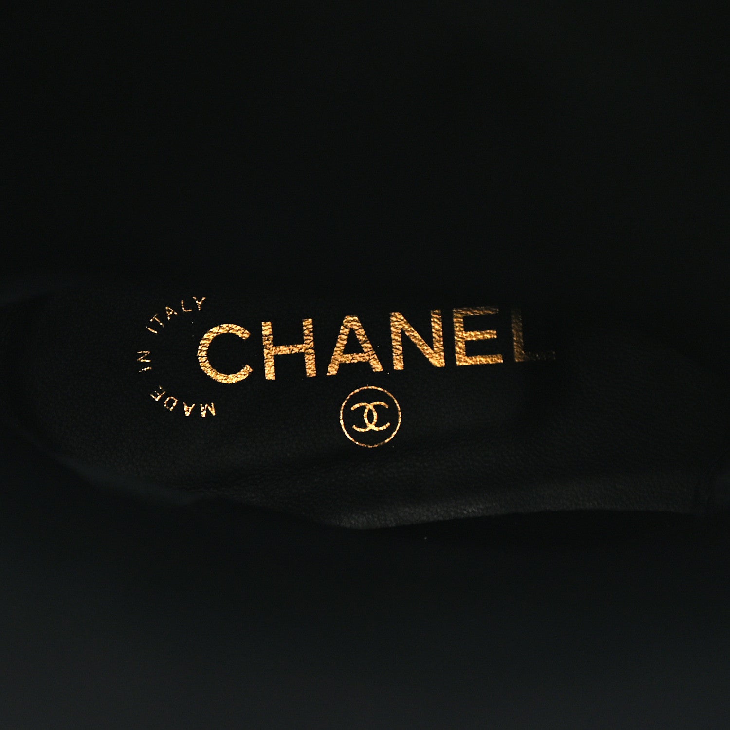 Chanel Lambskin Patent Cap Toe Medallion Chain Knee High Boots 39.5 Black 8 of 9