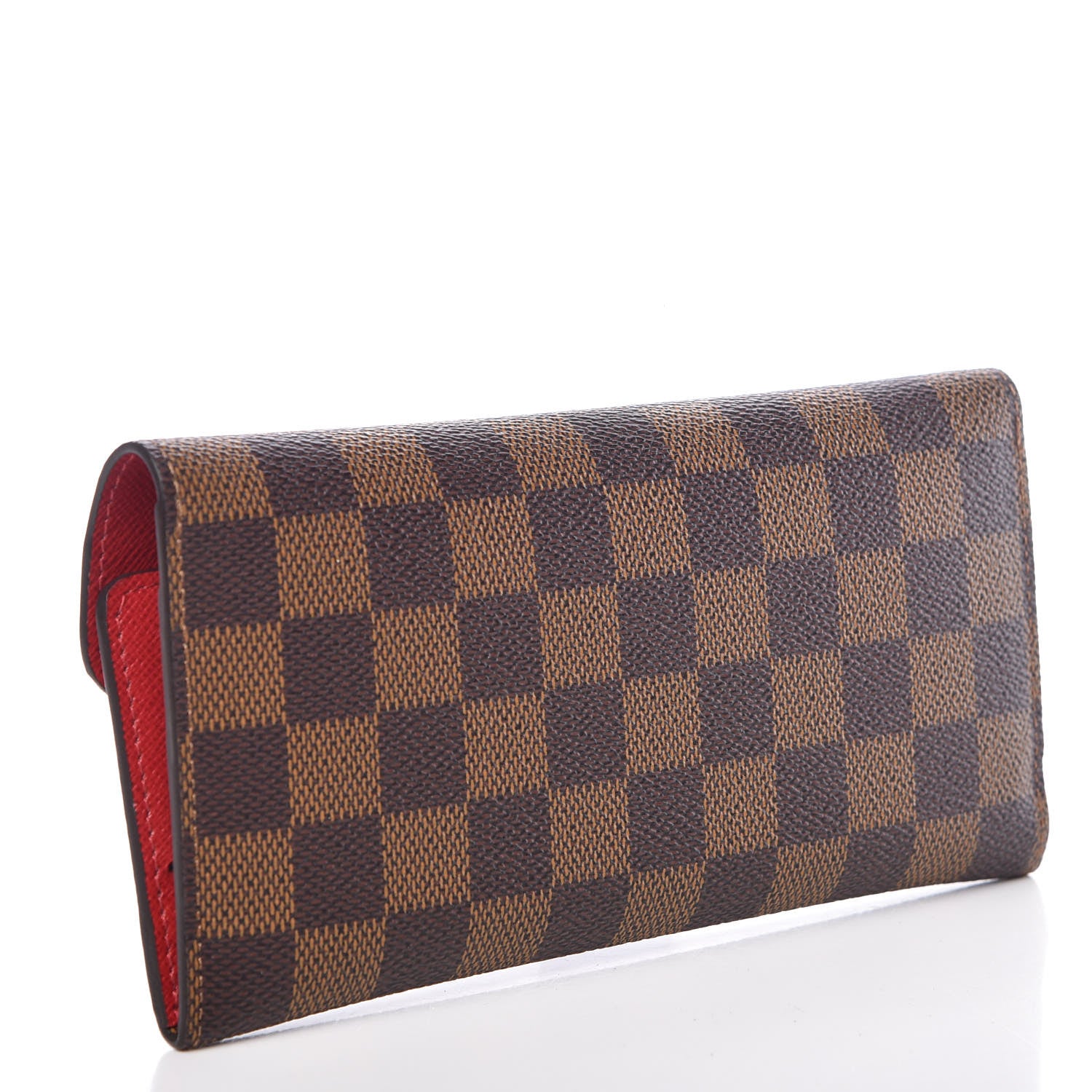 Louis Vuitton Damier Ebene Josephine Wallet Red 4 of 12