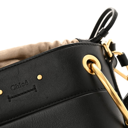 Chloe Smooth Calfskin Small Roy Bucket Bag Black 11 of 15