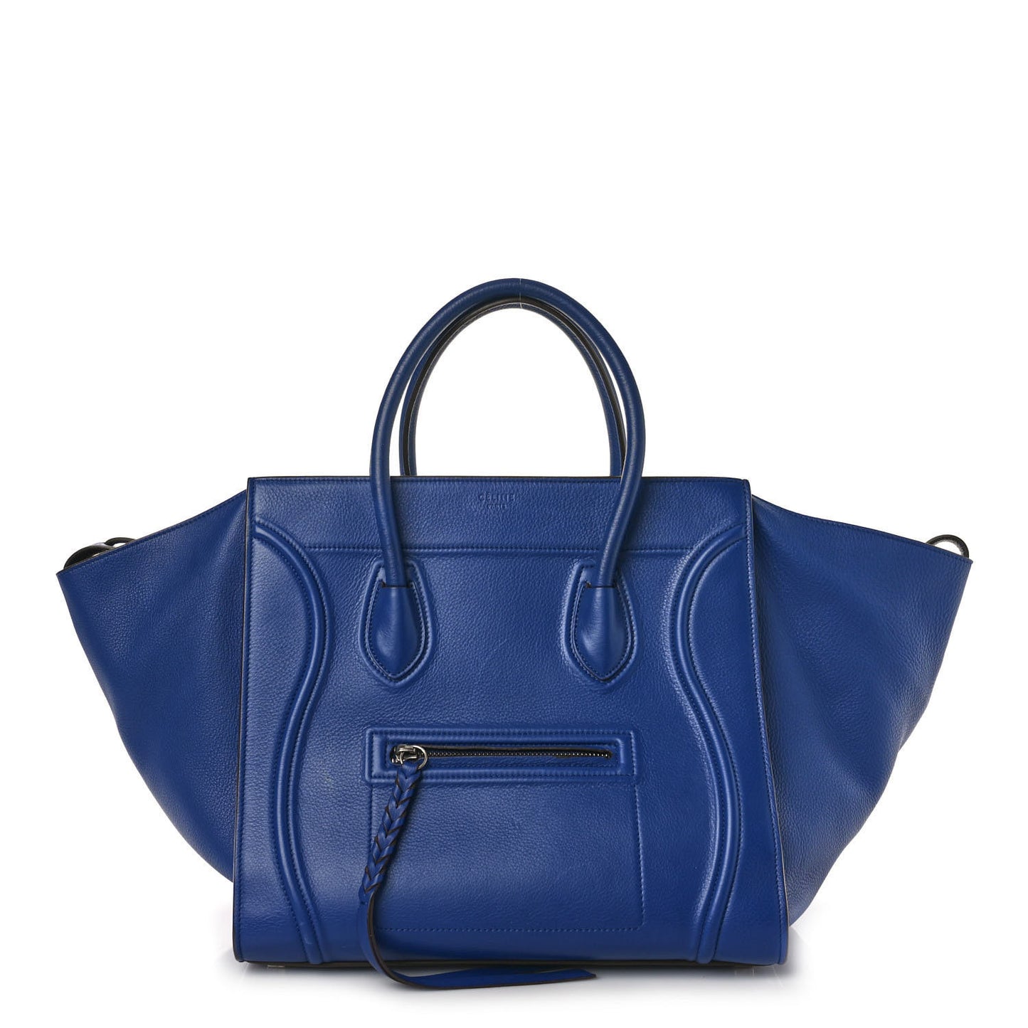 Supple Calfskin Medium Phantom Luggage Indigo