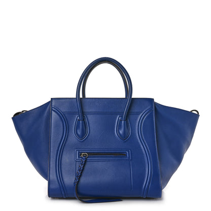 Celine Supple Calfskin Medium Phantom Luggage Indigo 1 of 17
