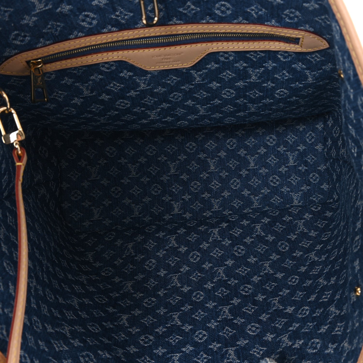 Louis Vuitton Monogram Denim Neo Neverfull MM Blue 1860320
