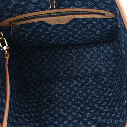 Louis Vuitton Monogram Denim Neo Neverfull MM Blue MM Blue 6 of 10