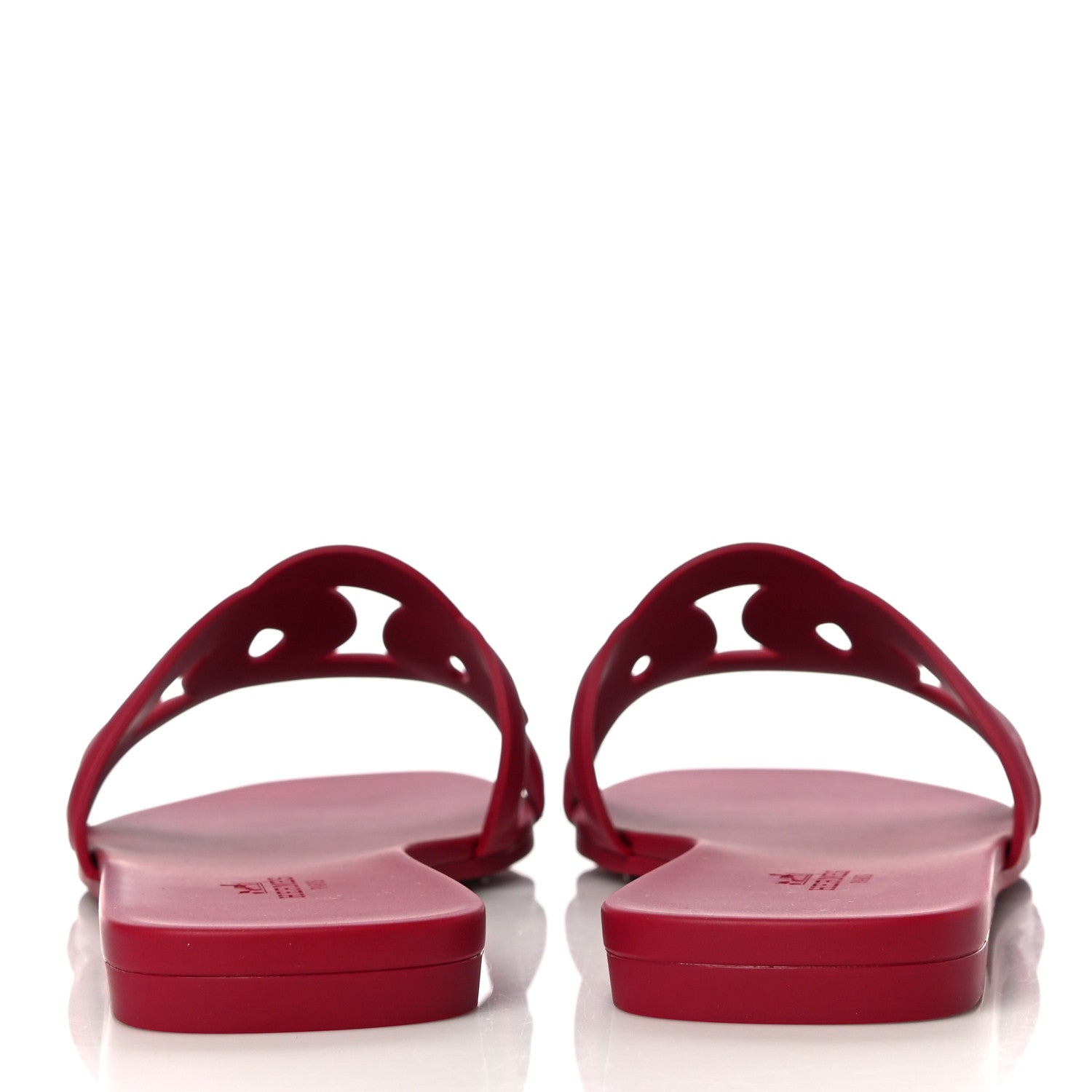 Hermes Rubber Aloha Sandals 40 Rose Baie 6 of 11