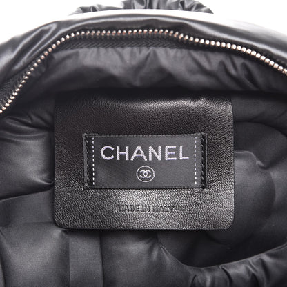 Chanel Nylon Embossed Small Doudoune Backpack Black 6 of 8