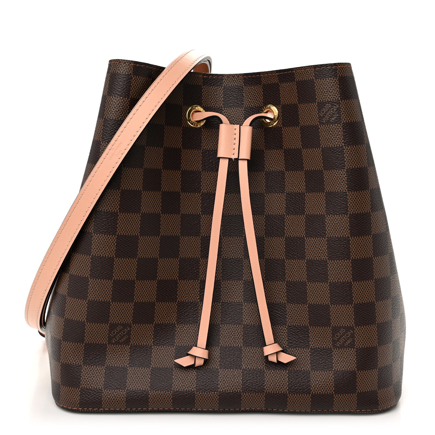 Louis Vuitton Damier Ebene Neonoe MM Venus Pink 1 of 10