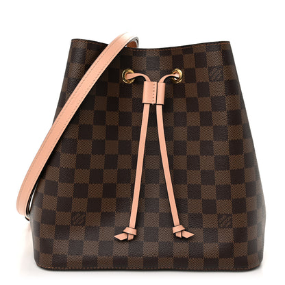 Louis Vuitton Damier Ebene Neonoe MM Venus Pink 1 of 10