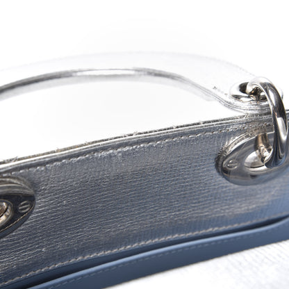 Christian Dior Metallic Grained Calfskin Cannage Small Lucky Badges My Lady Dior Silver 7 of 11