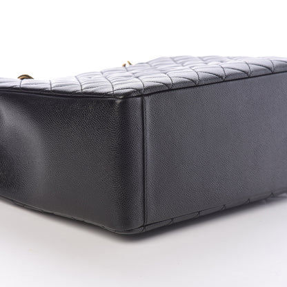 Chanel Caviar Quilted Grand Shopping Tote GST Black 6 of 10