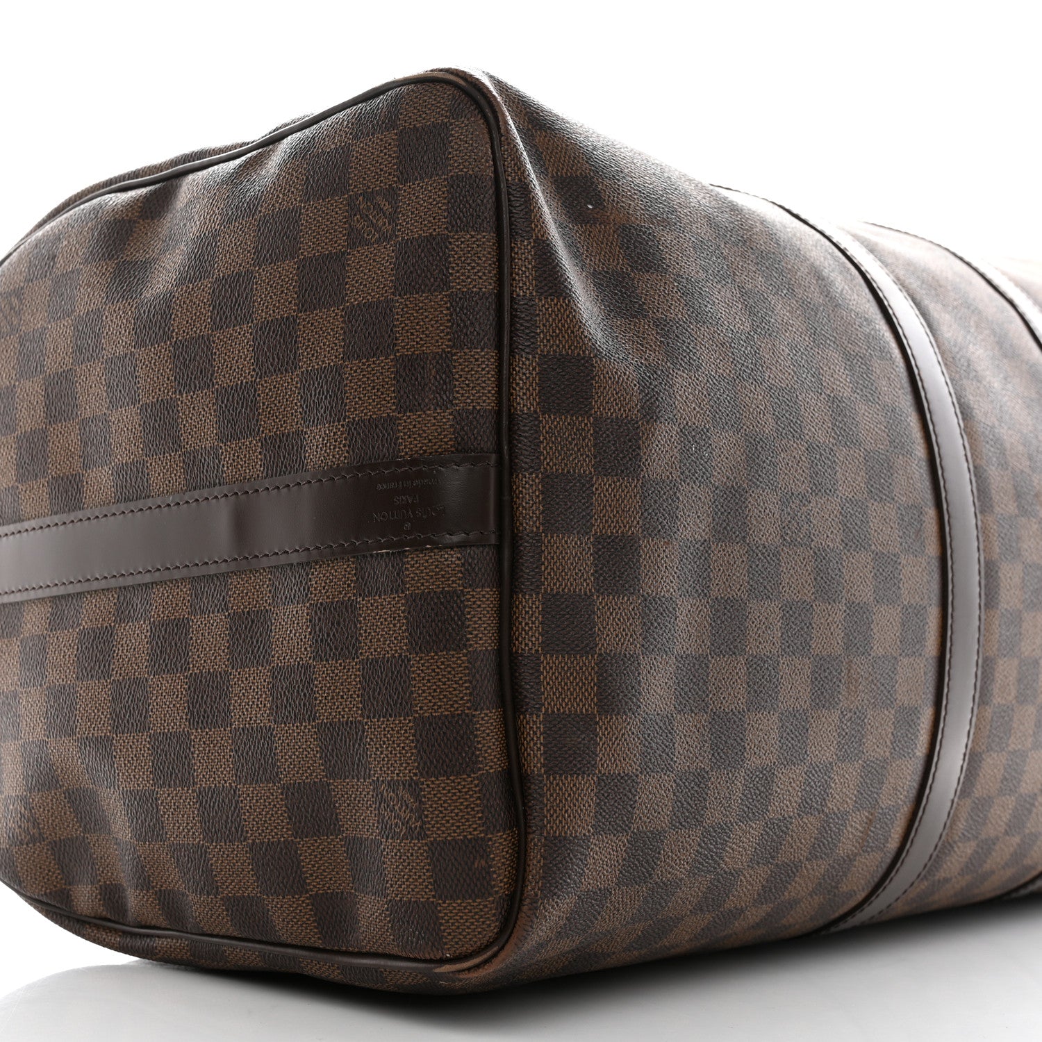 Louis Vuitton Damier Ebene Keepall Bandouliere 55 7 of 16