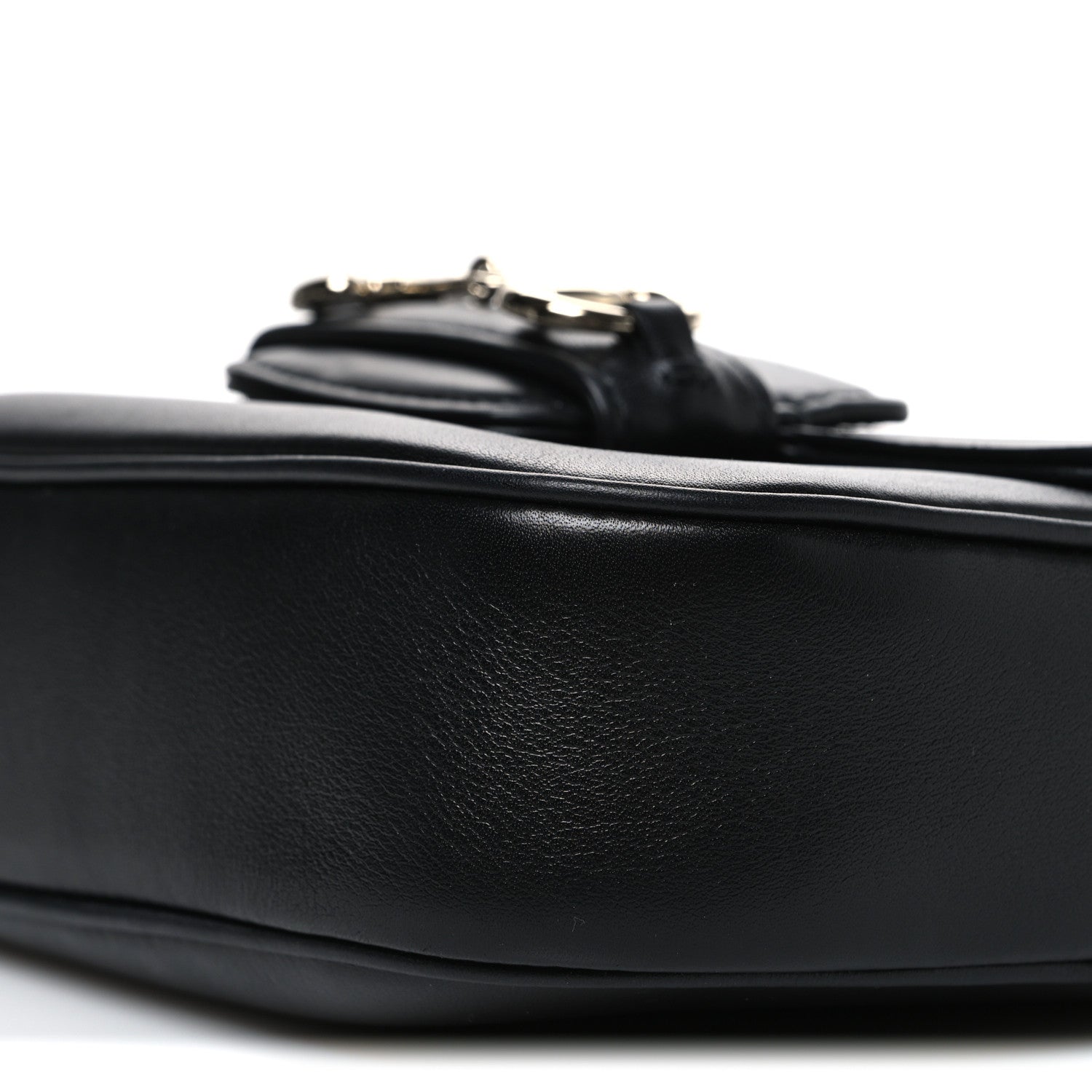 Gucci Arabella Calfskin Horsebit 1955 Small Shoulder Bag  Black 10 of 11