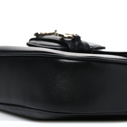 Gucci Arabella Calfskin Horsebit 1955 Small Shoulder Bag  Black 10 of 11