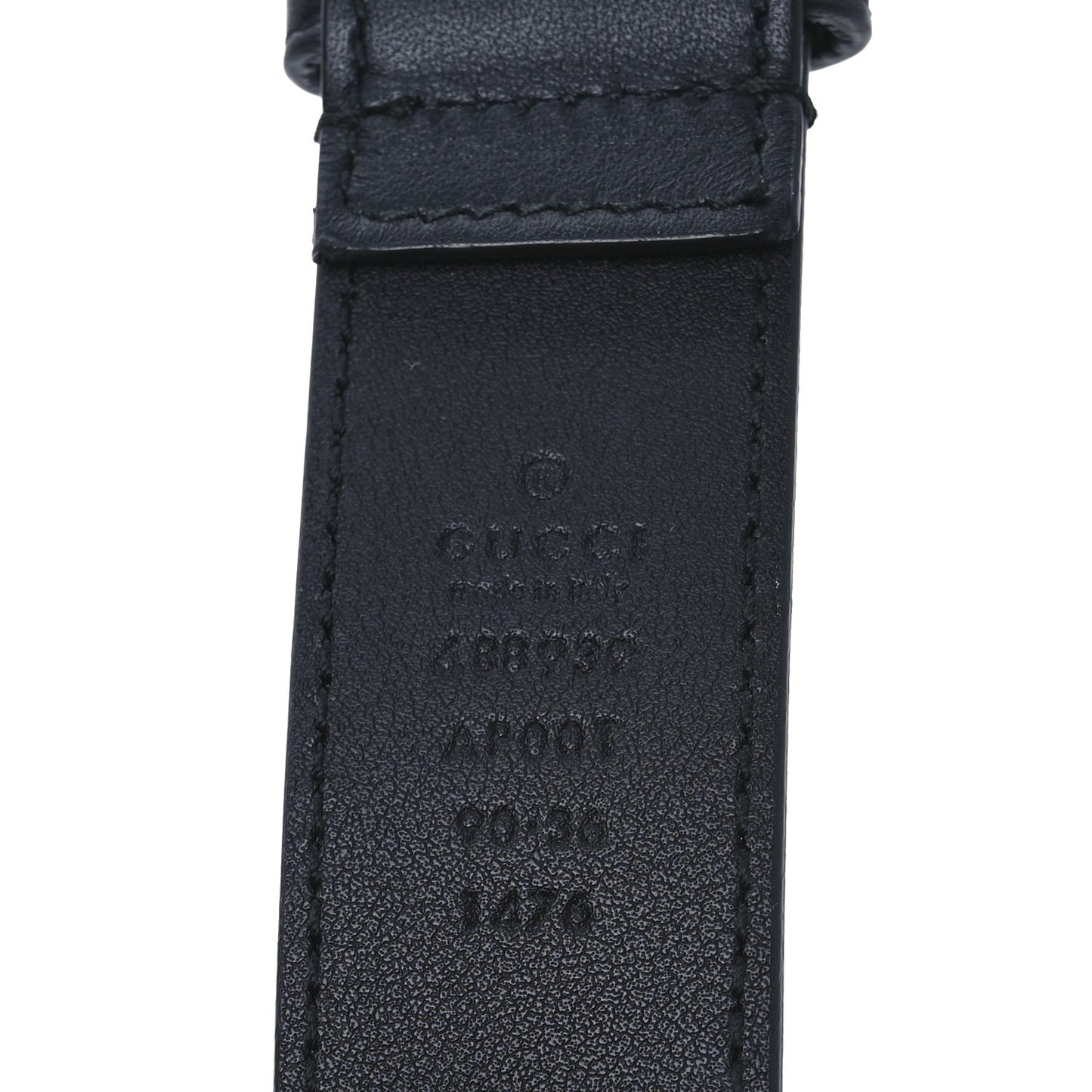 Calfskin Horsebit Belt 90 36 Black