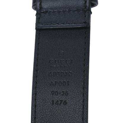 Gucci Calfskin Horsebit Belt 90 36 Black 5 of 5
