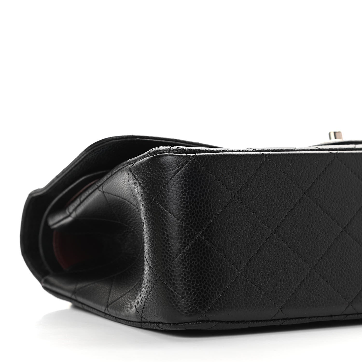 Chanel Caviar Quilted Jumbo Double Flap Black 8 of 9