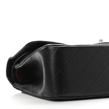 Chanel Caviar Quilted Jumbo Double Flap Black 8 of 9